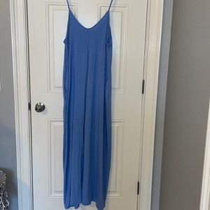 Sky blue maxi dress